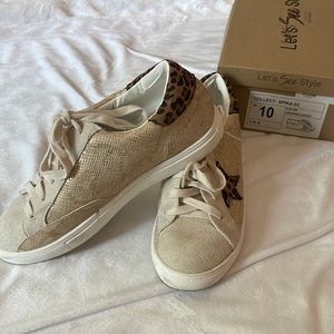 Collect Spika leopard Snake Sneakers